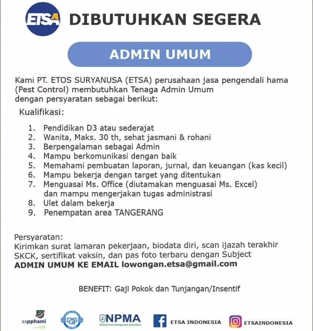 Logo PT. ETOS SURYANUSA (ETSA)