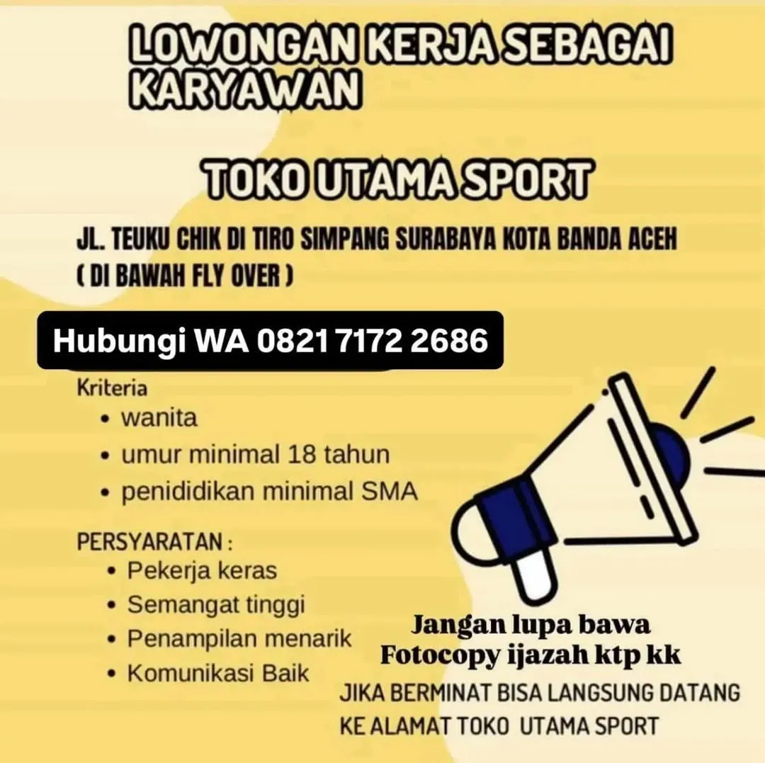 Logo Toko Utama Sport