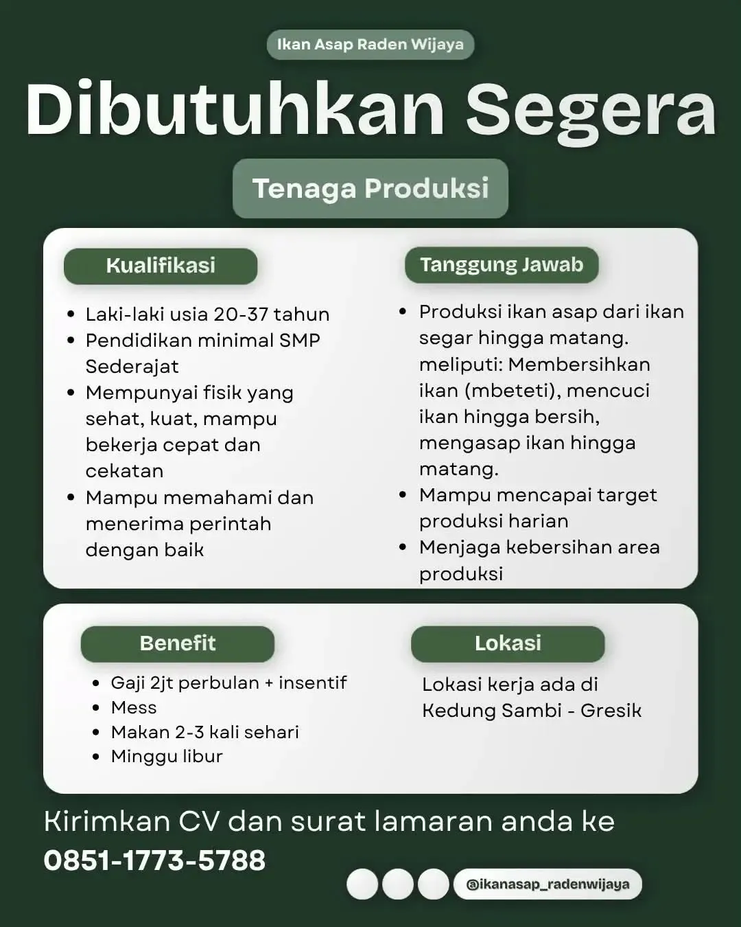 Logo Ikan Asap Raden Wijaya