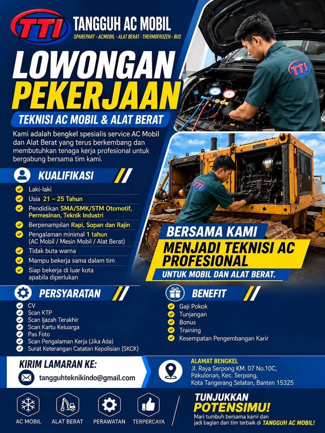 Logo Tangguh AC Mobil
