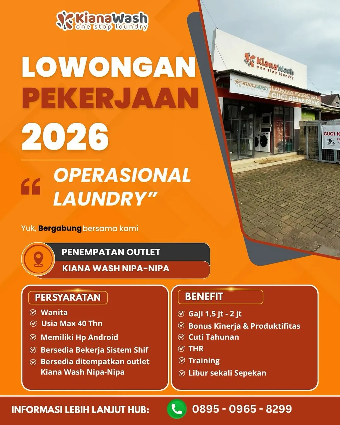 Logo Kiana Wash One Stop Laundry