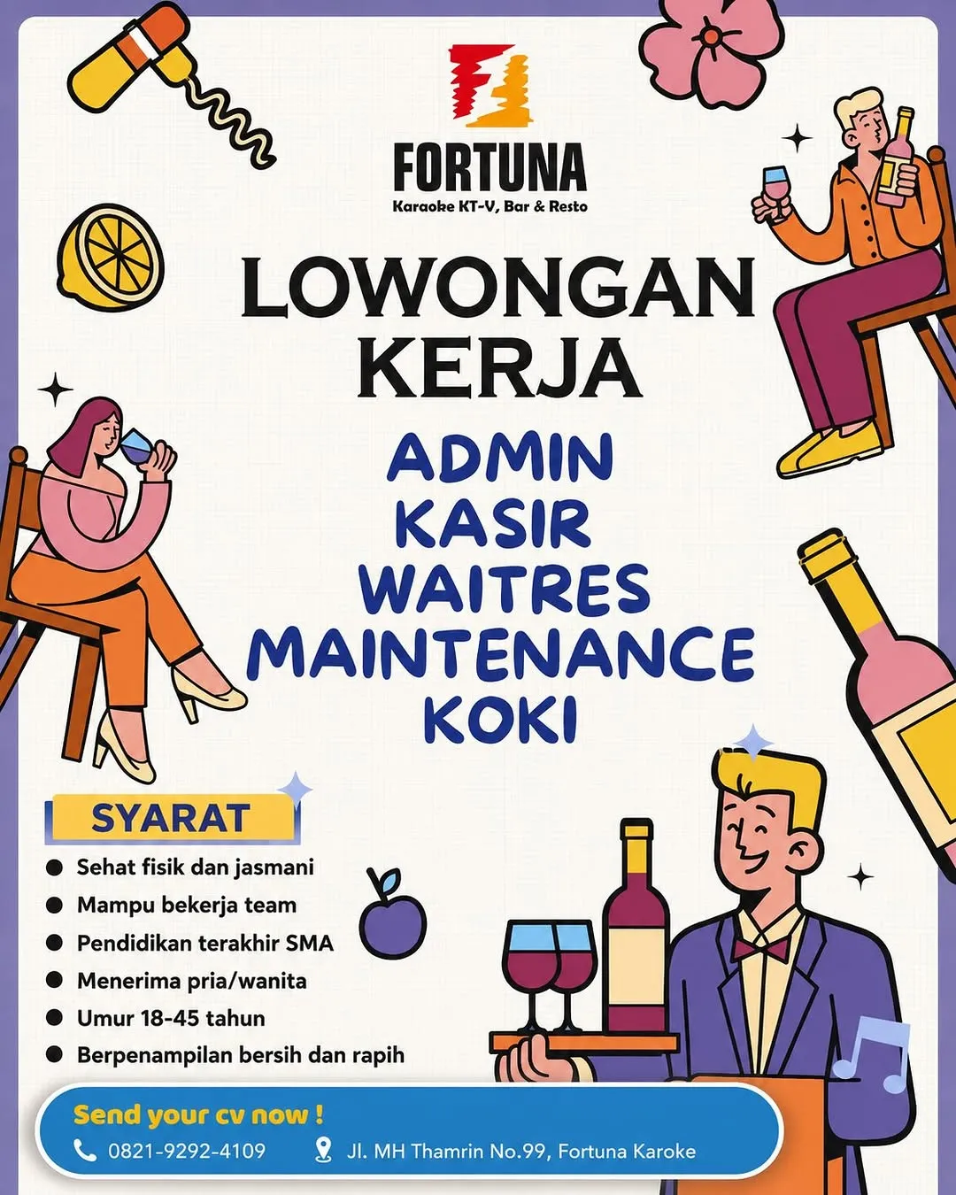 Logo Fortuna Karaoke KT-V, Bar & Resto