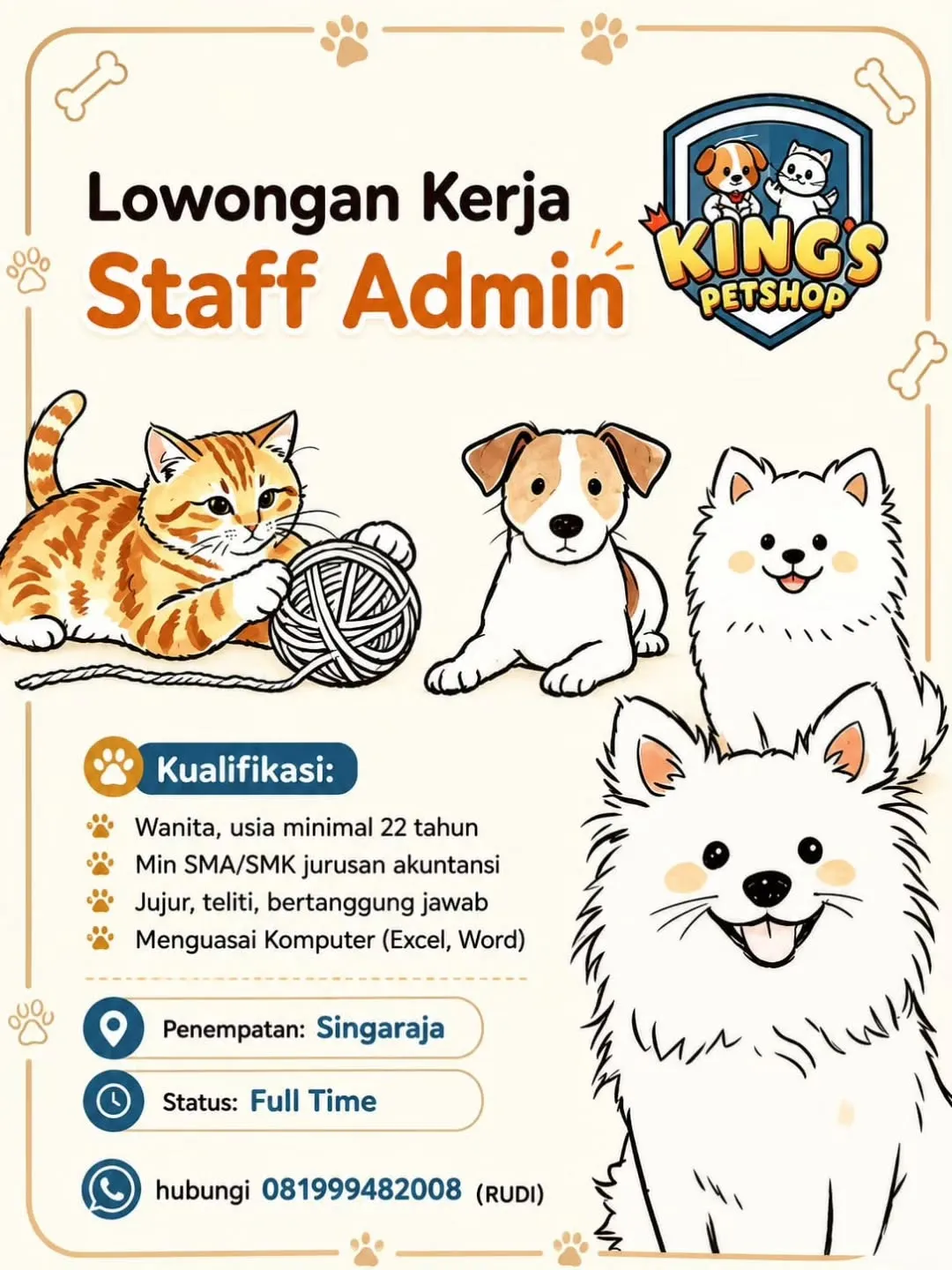 Logo KINGS PETSHOP