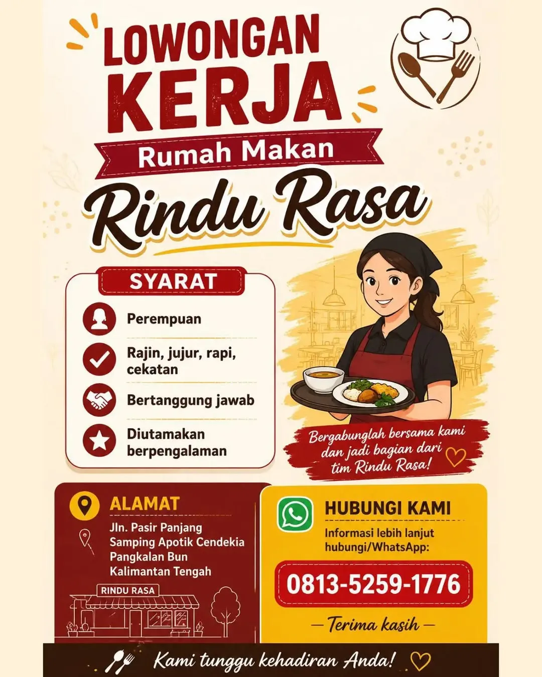 Logo Rumah Makan Rindu Rasa