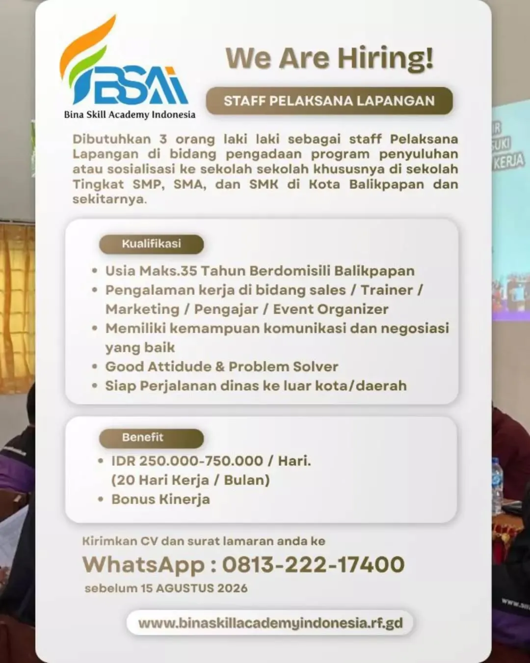 Logo Bina Skill Academy Indonesia