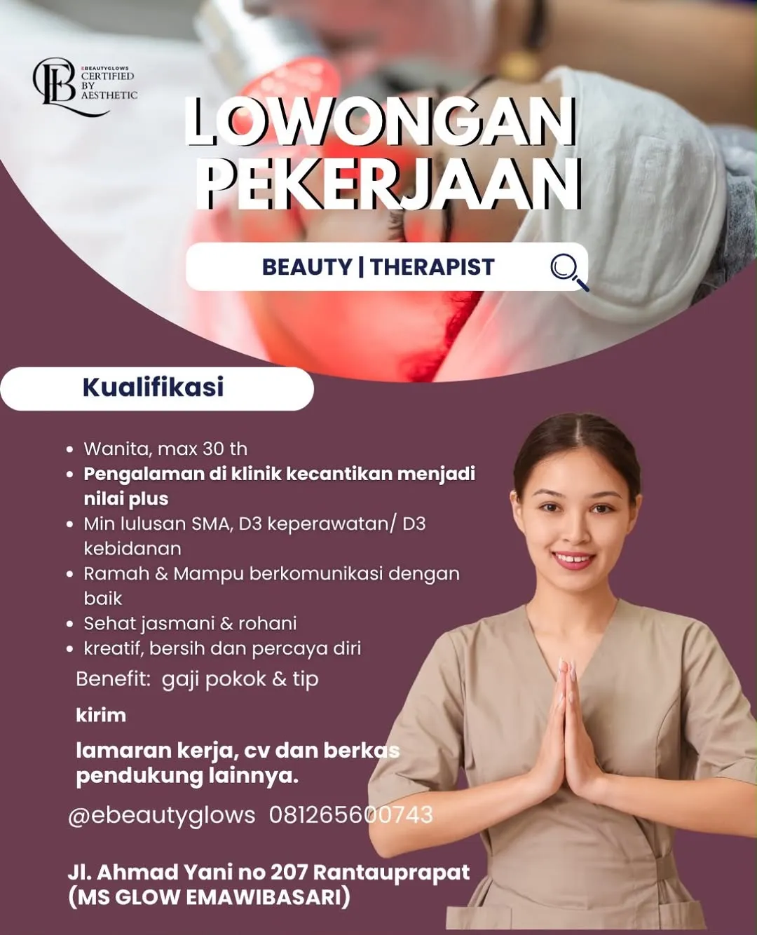 Logo eBeautyGlows (MS GLOW EMAWIBASARI)