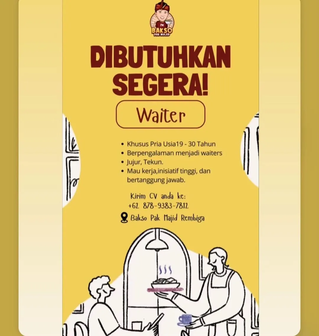 Logo Bakso Pak Majid Rembiga