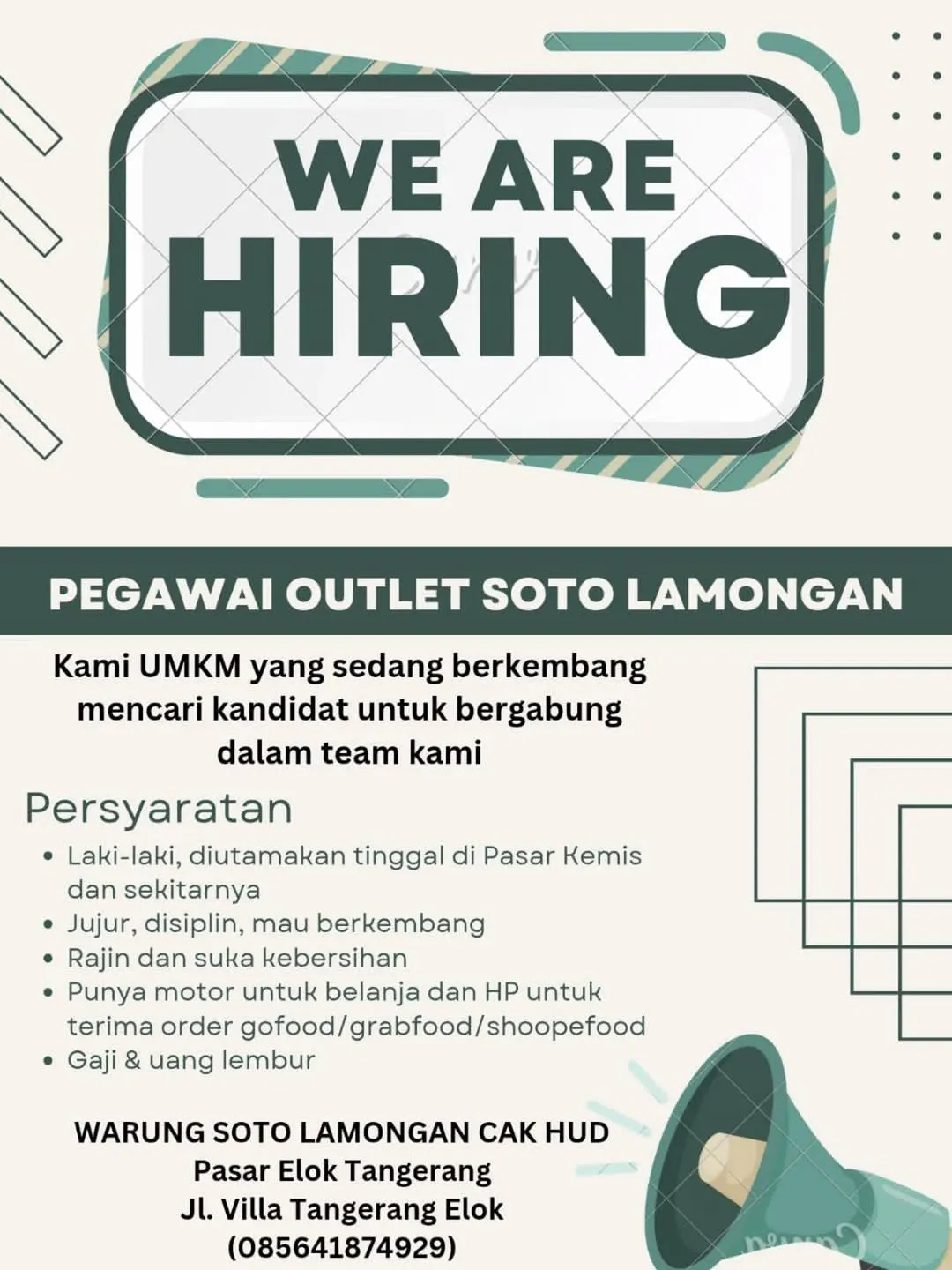 Logo WARUNG SOTO LAMONGAN CAK HUD