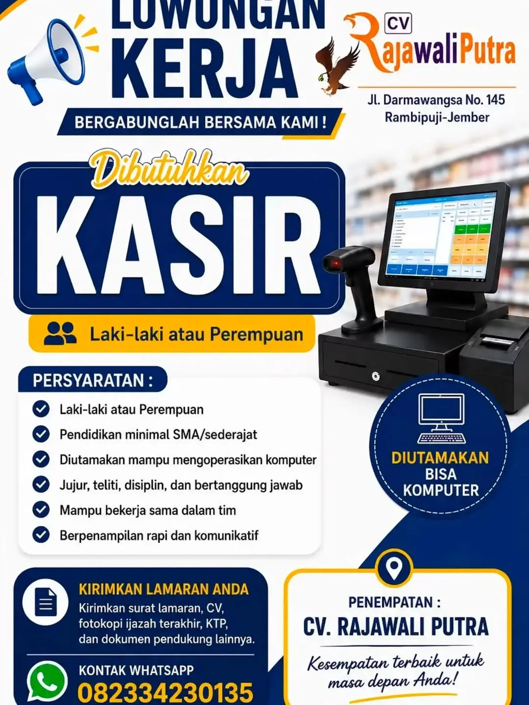 Logo CV. Rajawali Putra