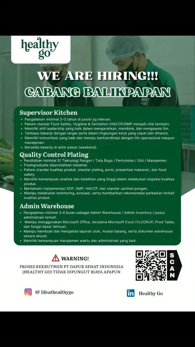 Logo PT Dapur Sehat Indonesia (Healthy Go)