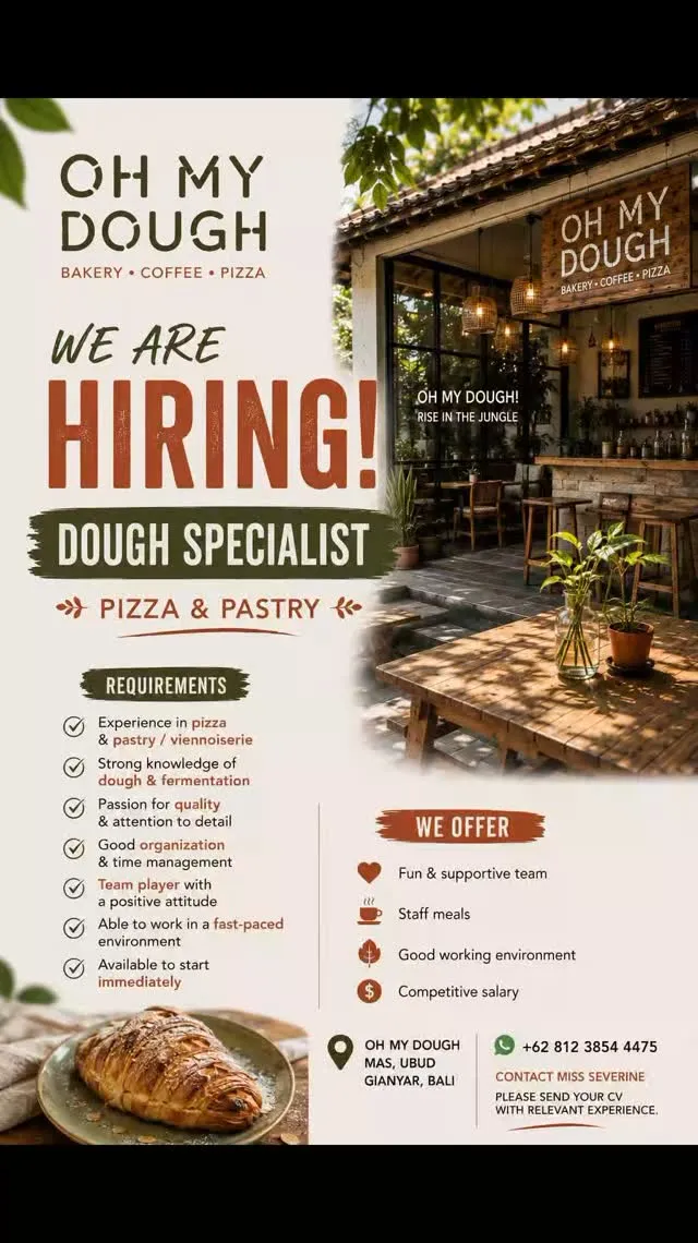 Logo Oh My Dough Bakery Coffee Pizza