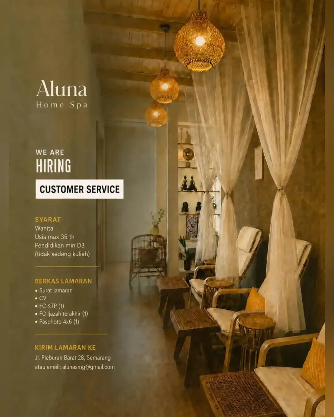 Logo Aluna Home Spa
