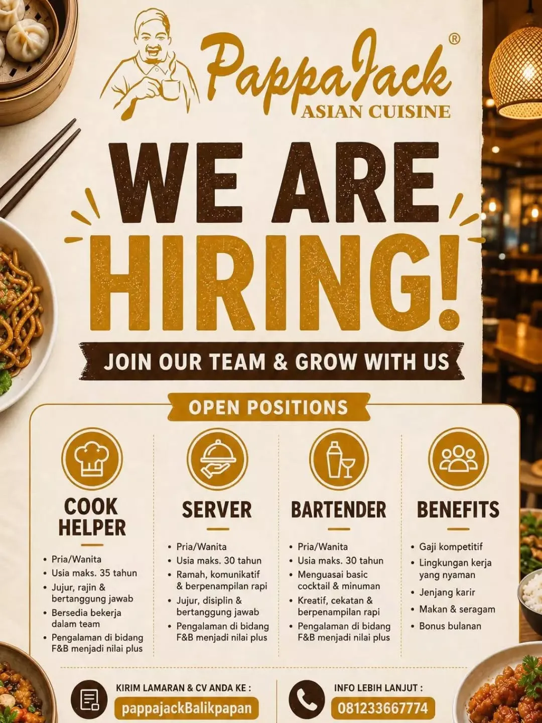 Logo PappaJack Asian Cuisine