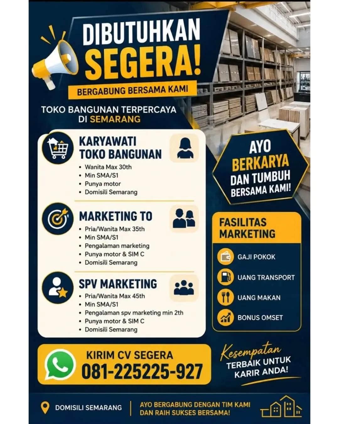 Logo Toko Bangunan Terpercaya