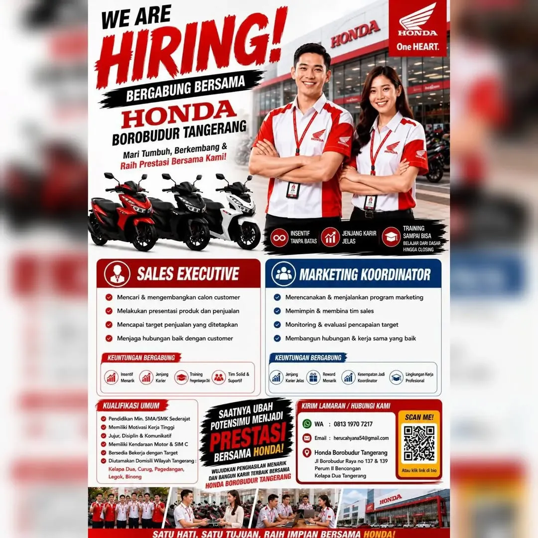 Logo Honda Borobudur Tangerang