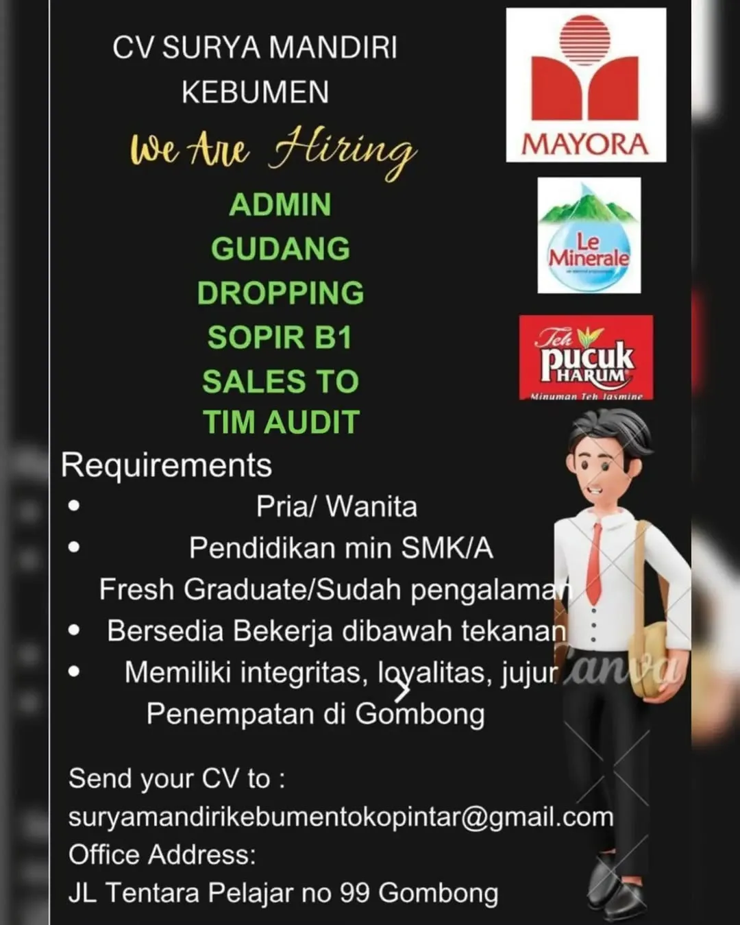 Logo CV Surya Mandiri Kebumen