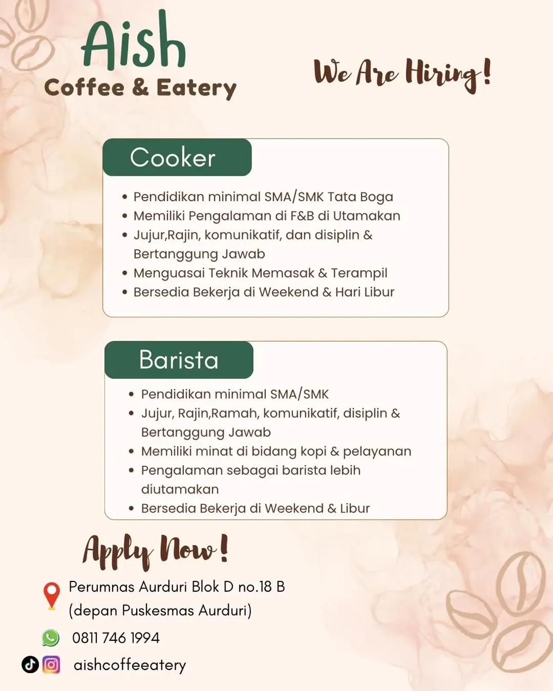 Logo Aish Coffee & Eatery