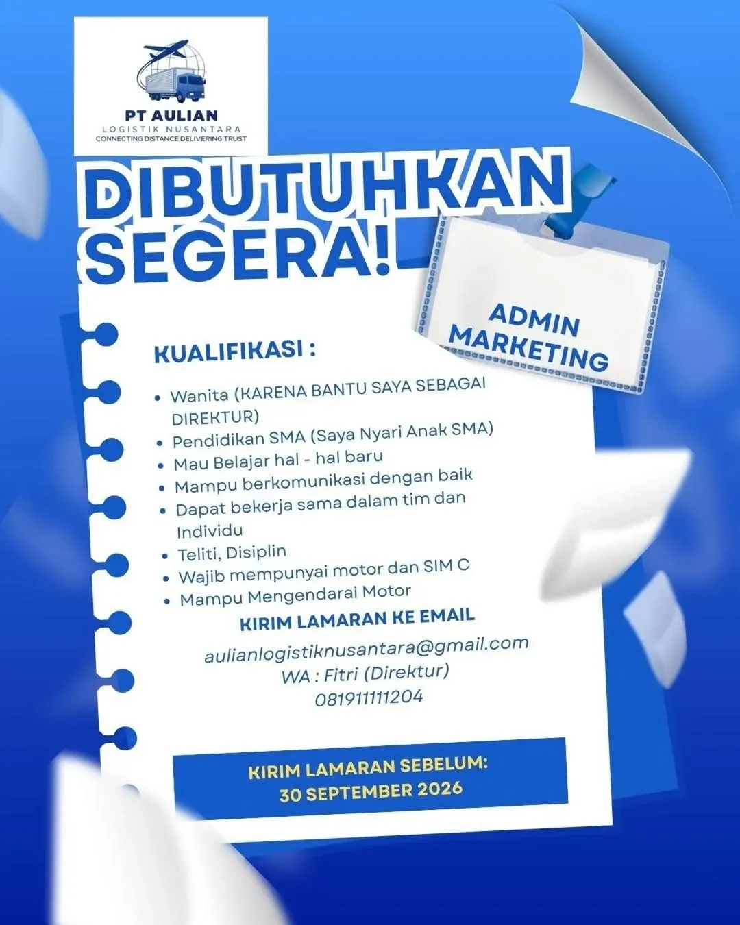 Logo PT Aulian Logistik Nusantara