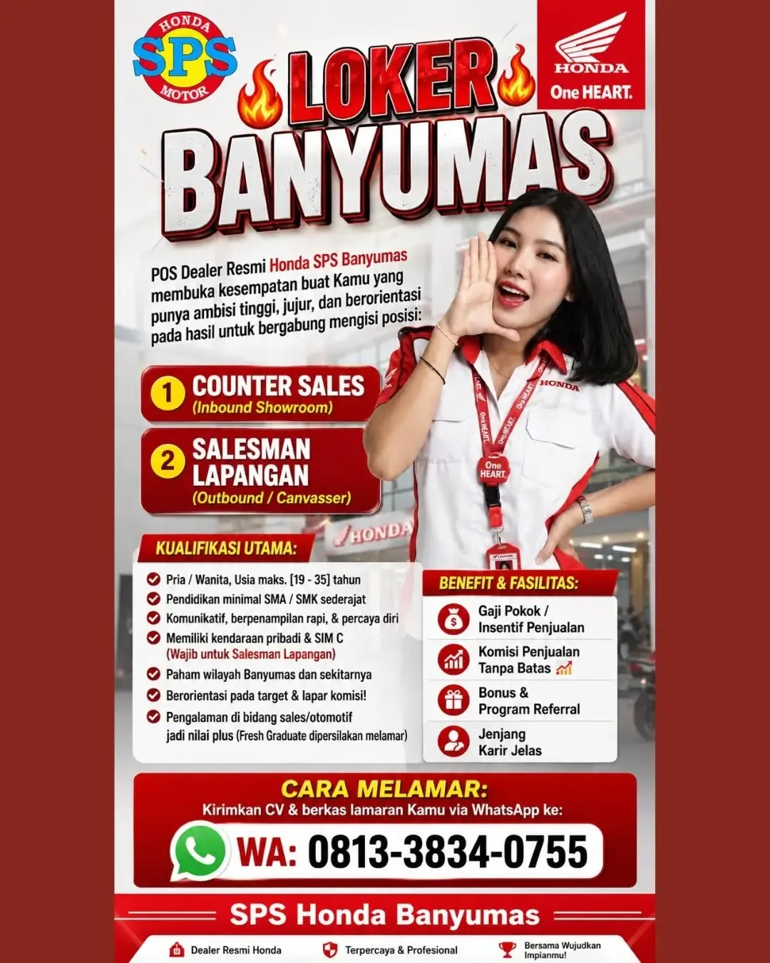 Logo Honda SPS Banyumas