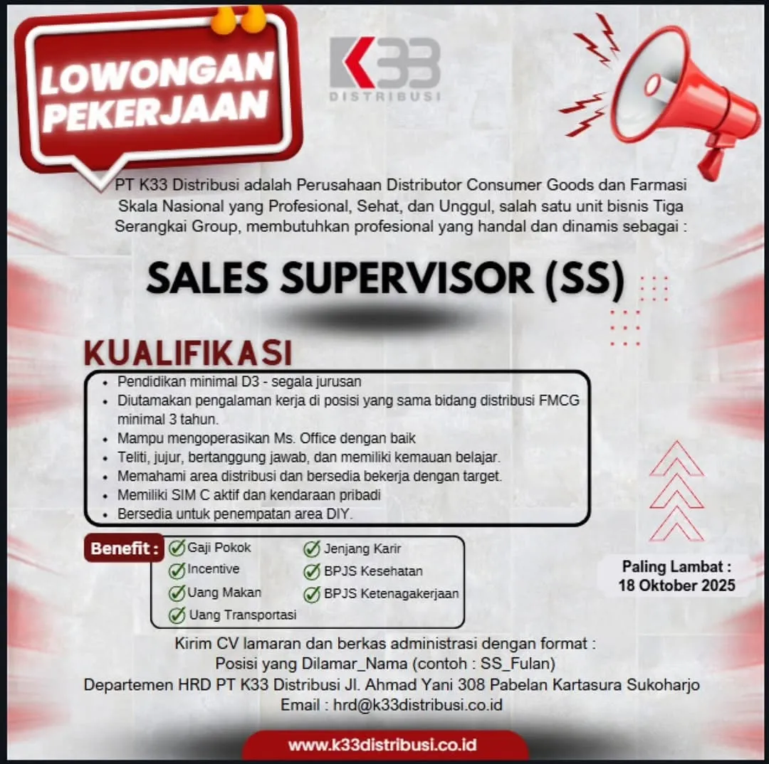 Logo PT K33 Distribusi