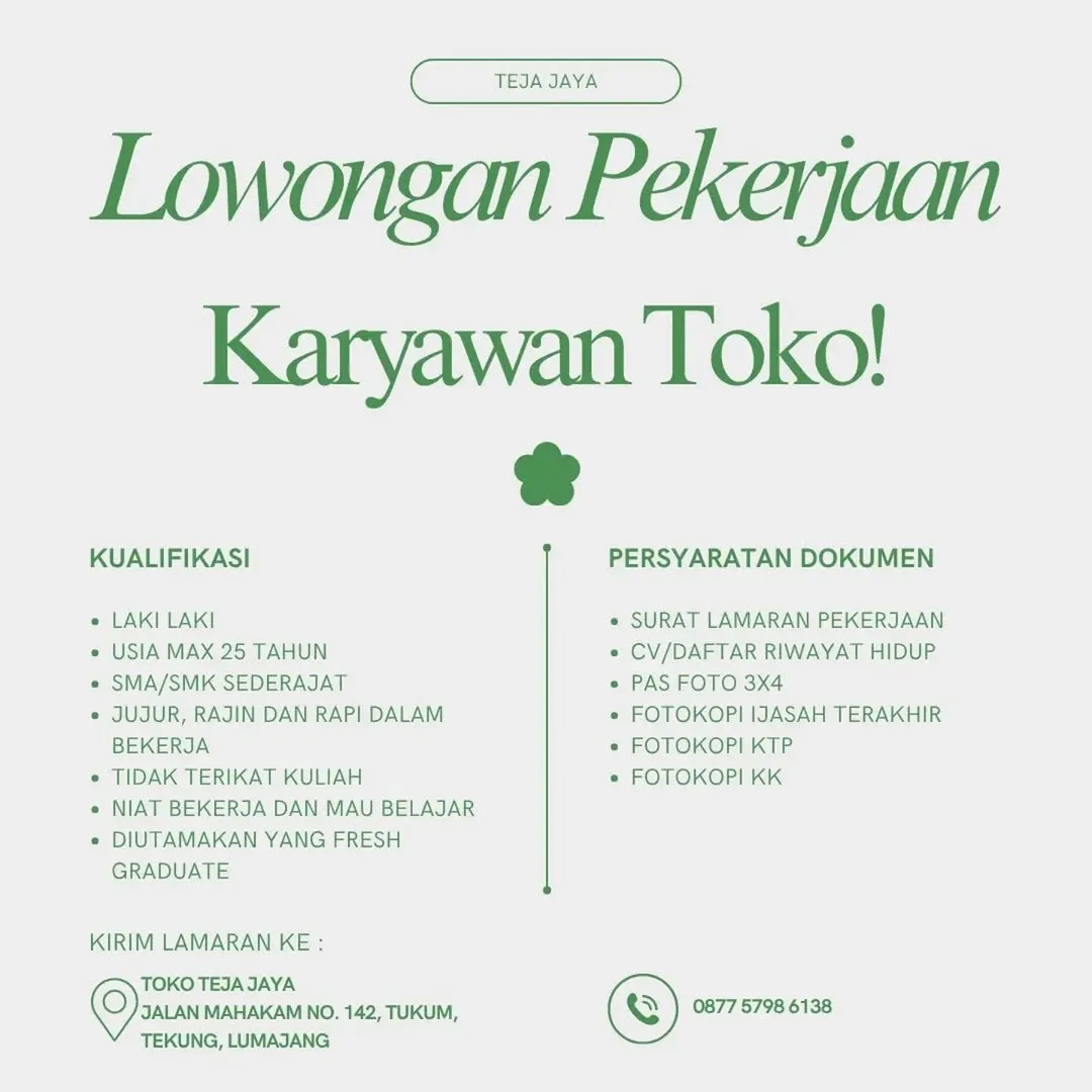 Logo Toko Teja Jaya
