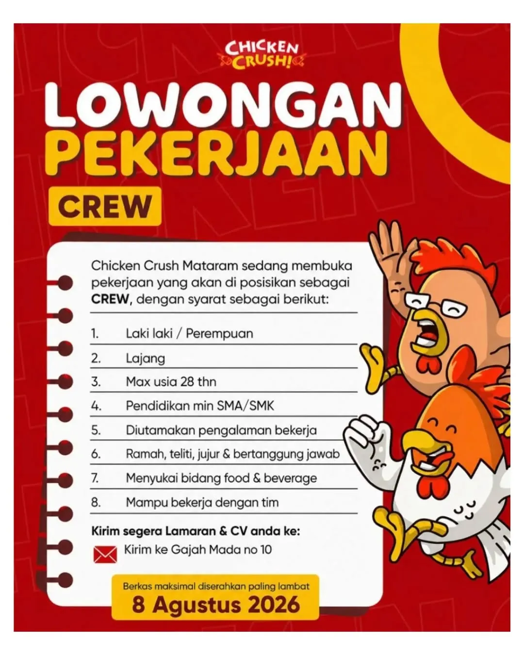 Logo Chicken Crush
