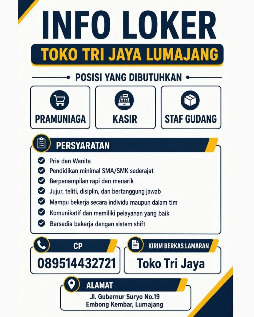 Logo Toko Tri Jaya Lumajang