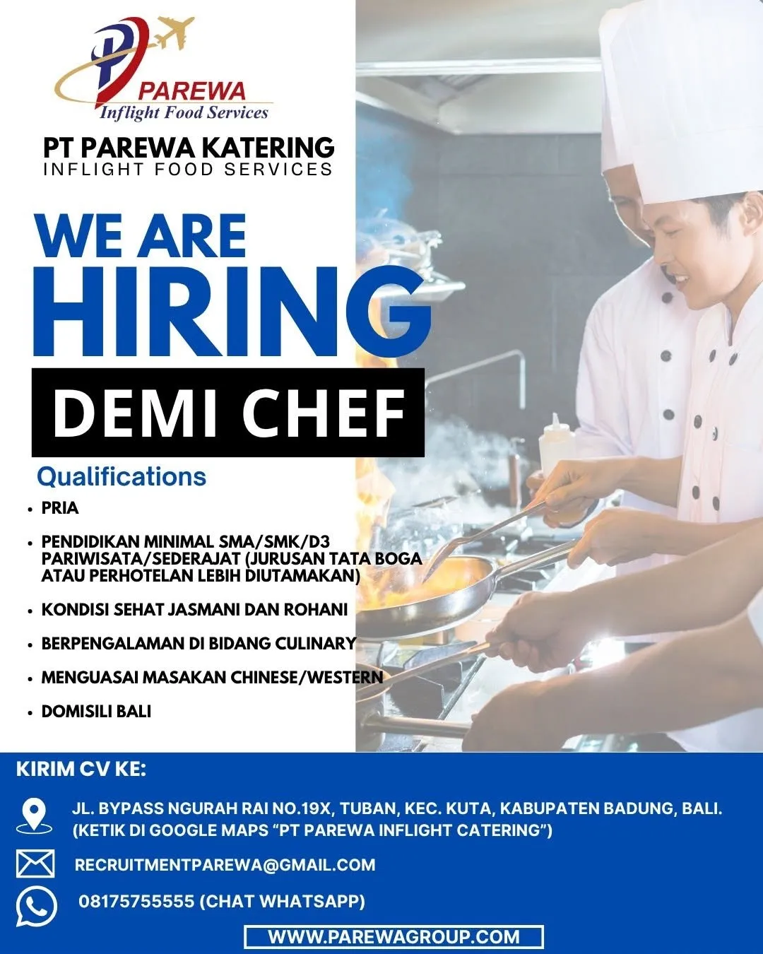 Logo PT Parewa Katering Inflight Food Services