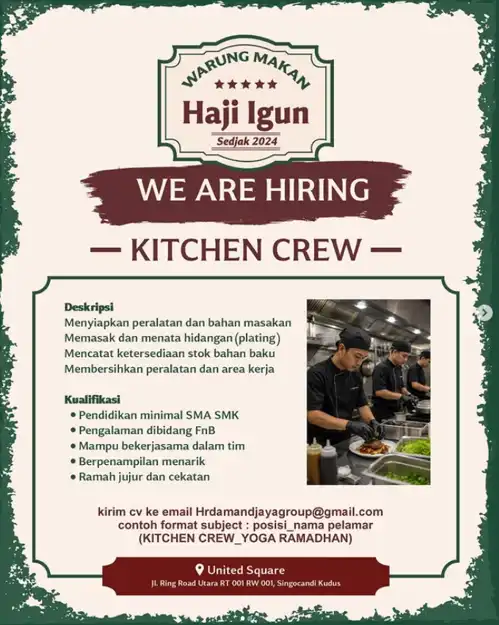 Logo warung makan haji igun
