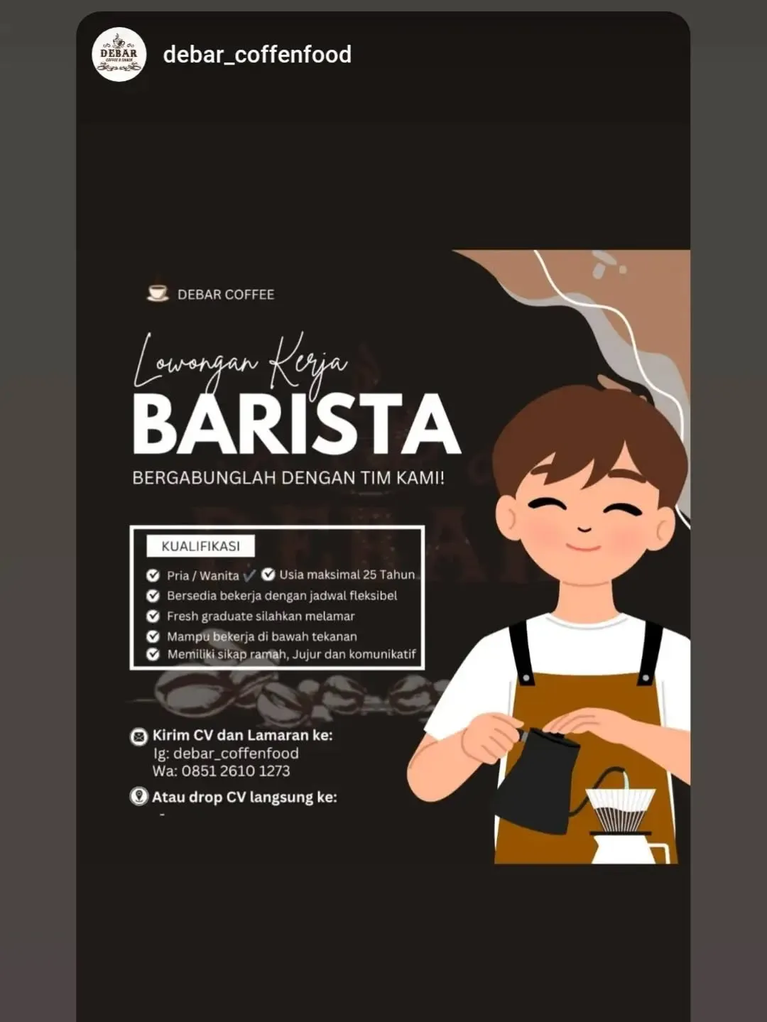 Logo DEBAR COFFEE