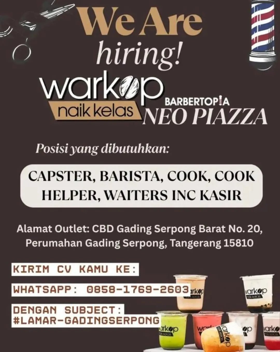 Logo WARKOP naik kelas NEO PIAZZA