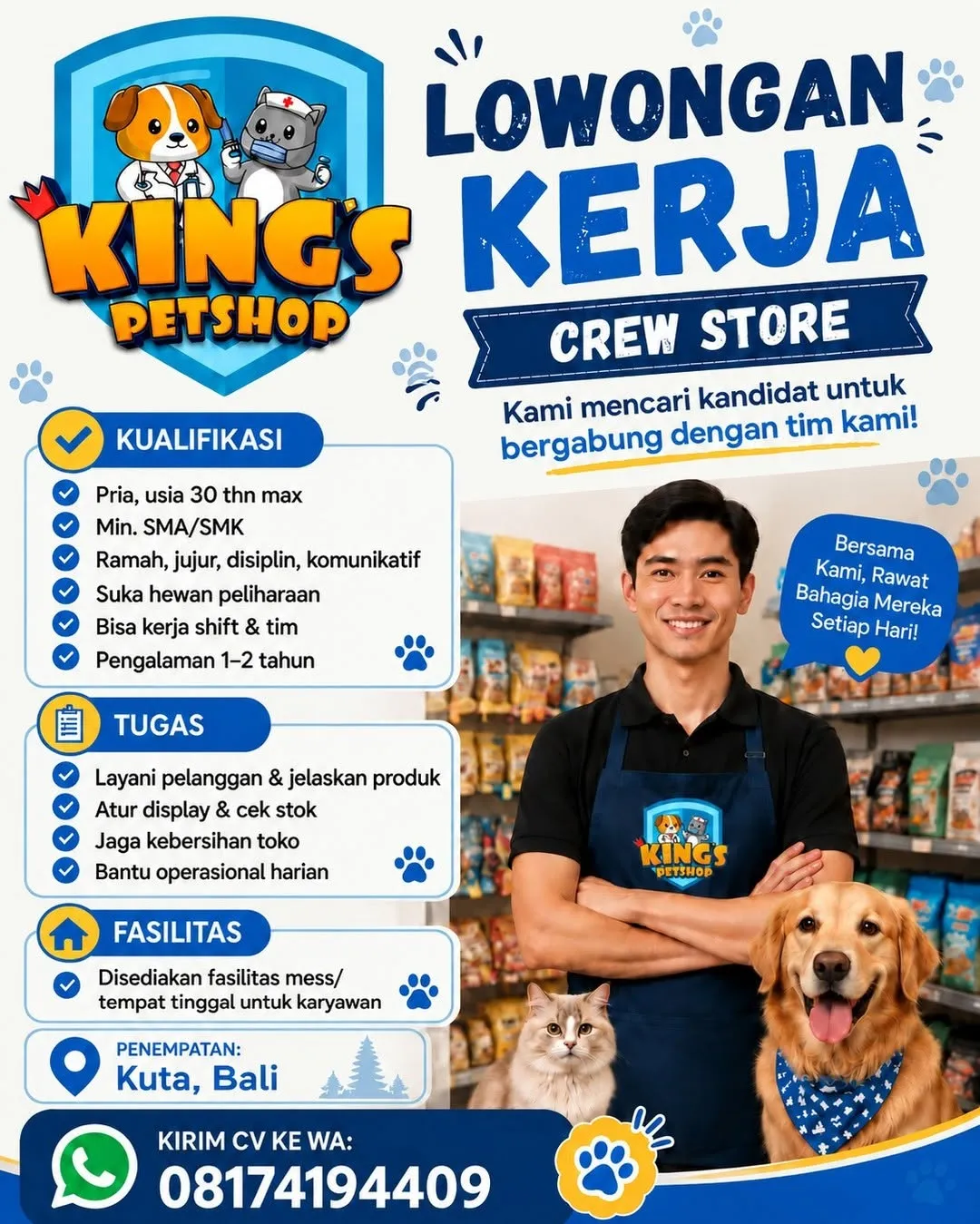 Logo King's Petshop