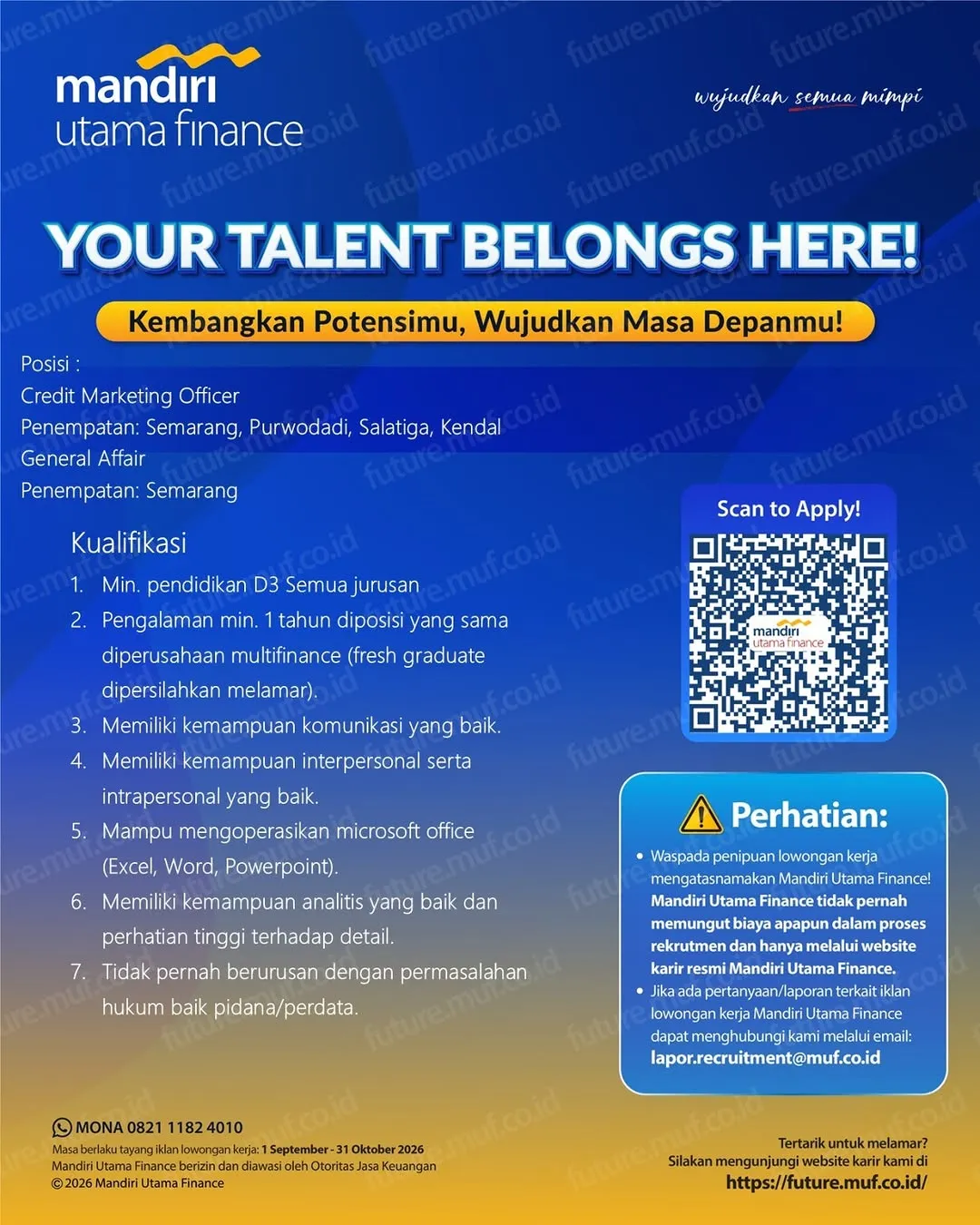 Logo Mandiri Utama Finance