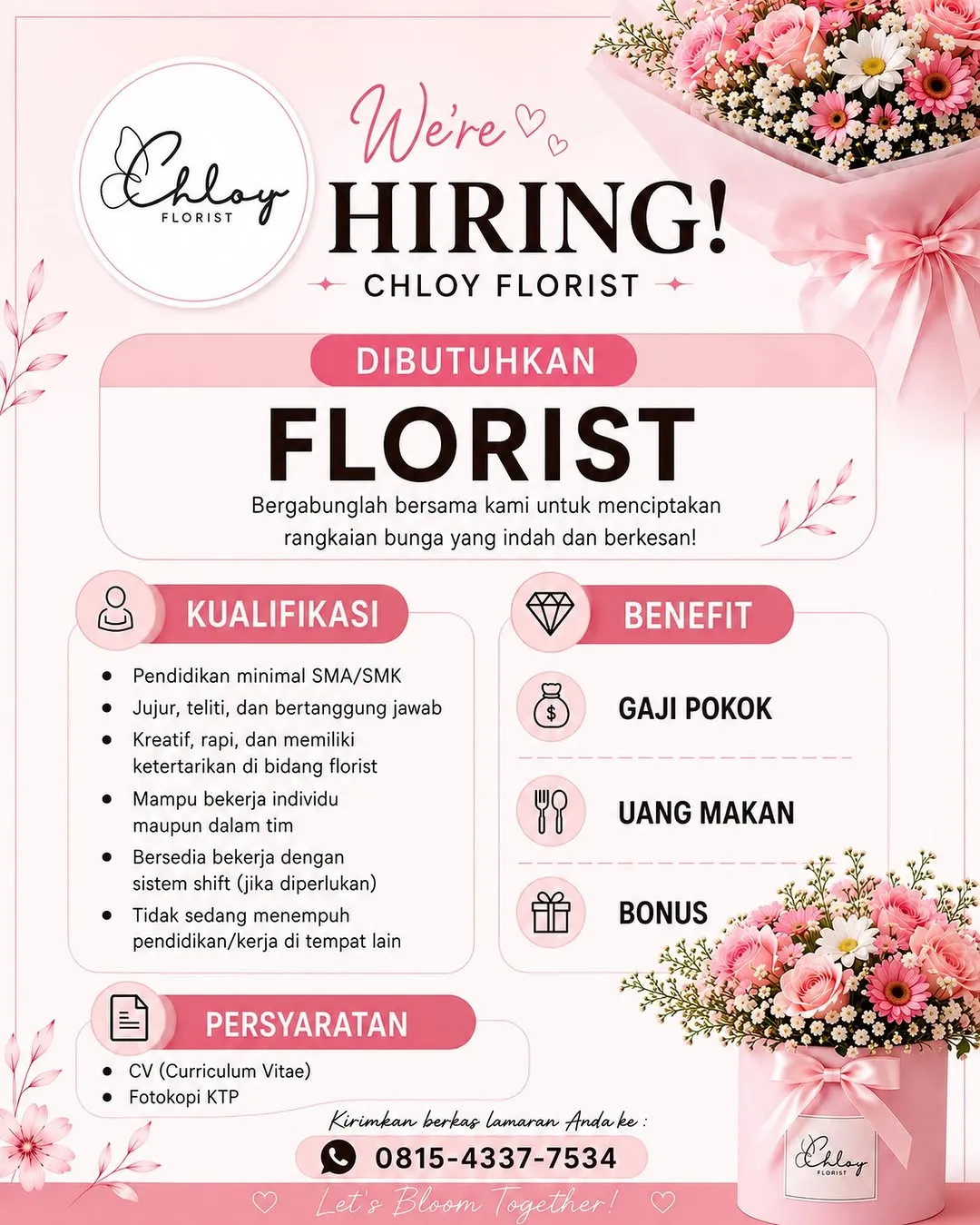 Logo Chloy Florist