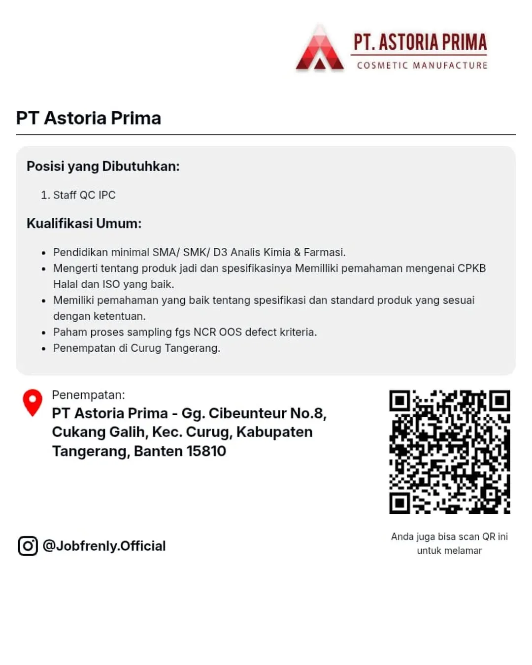Logo PT. Astoria Prima