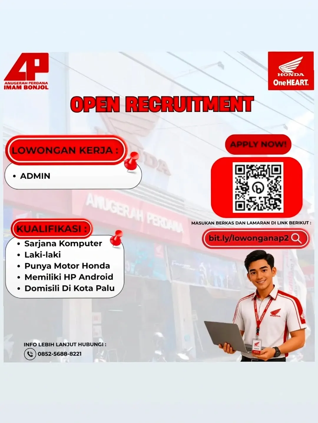 Logo Honda Anugerah Perdana Imam Bonjol