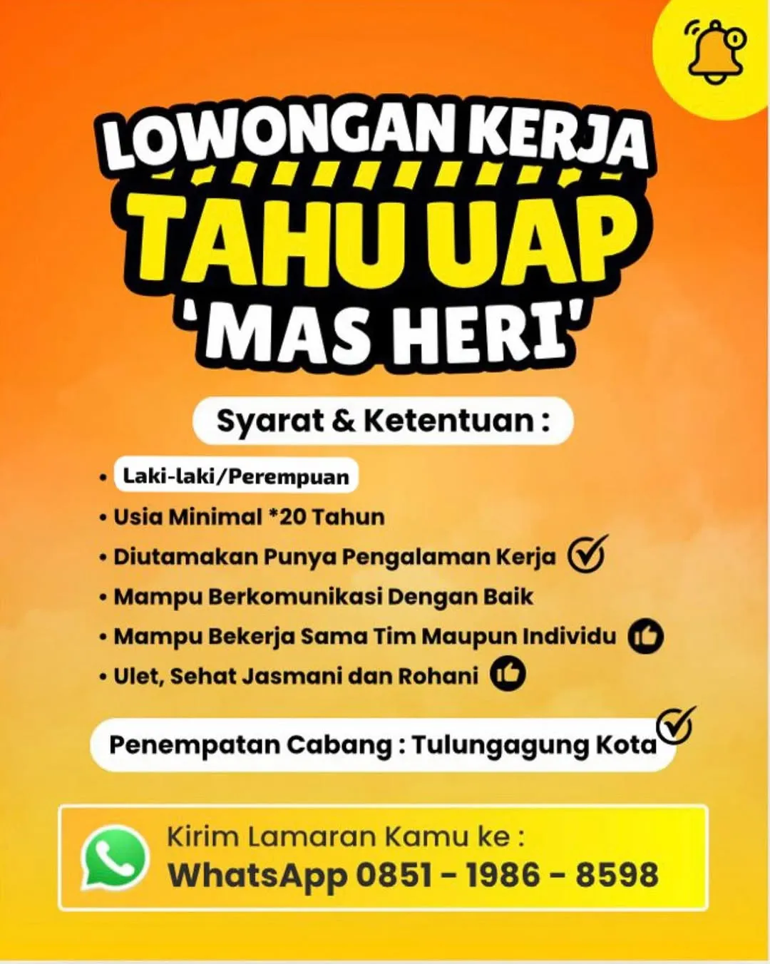 Logo Tahu Uap 'Mas Heri'