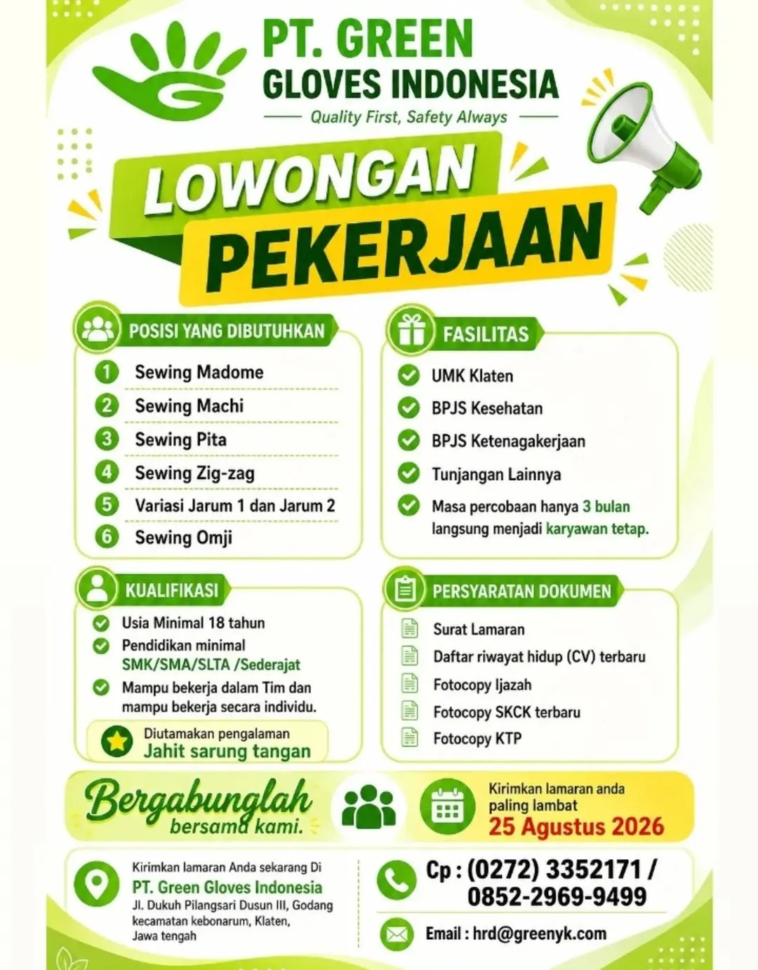 Logo PT. Green Gloves Indonesia