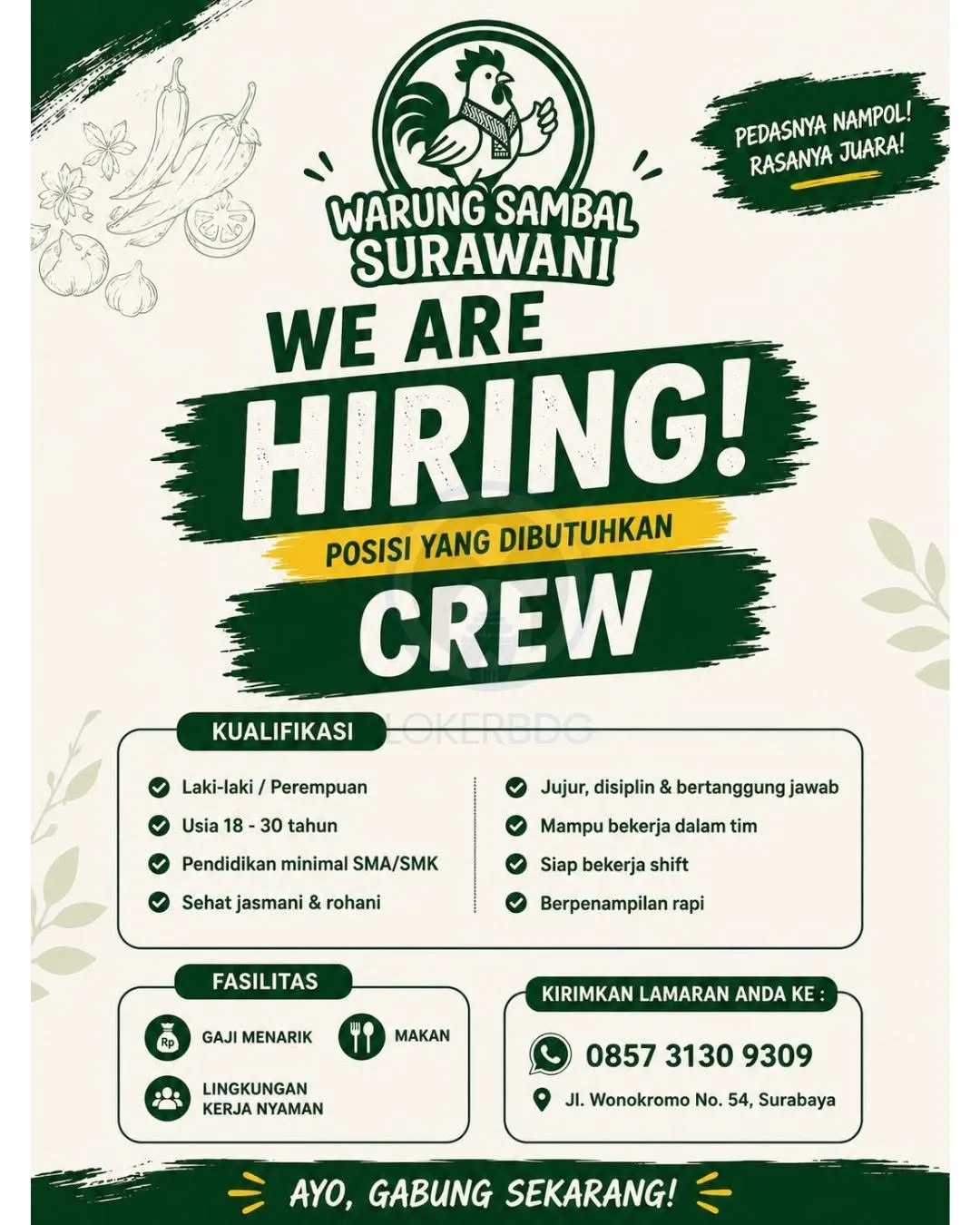 Logo Warung Sambal Surawani