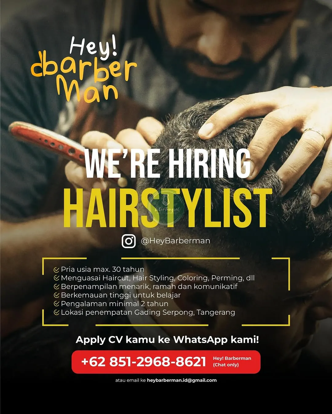 Logo Hey! Barberman