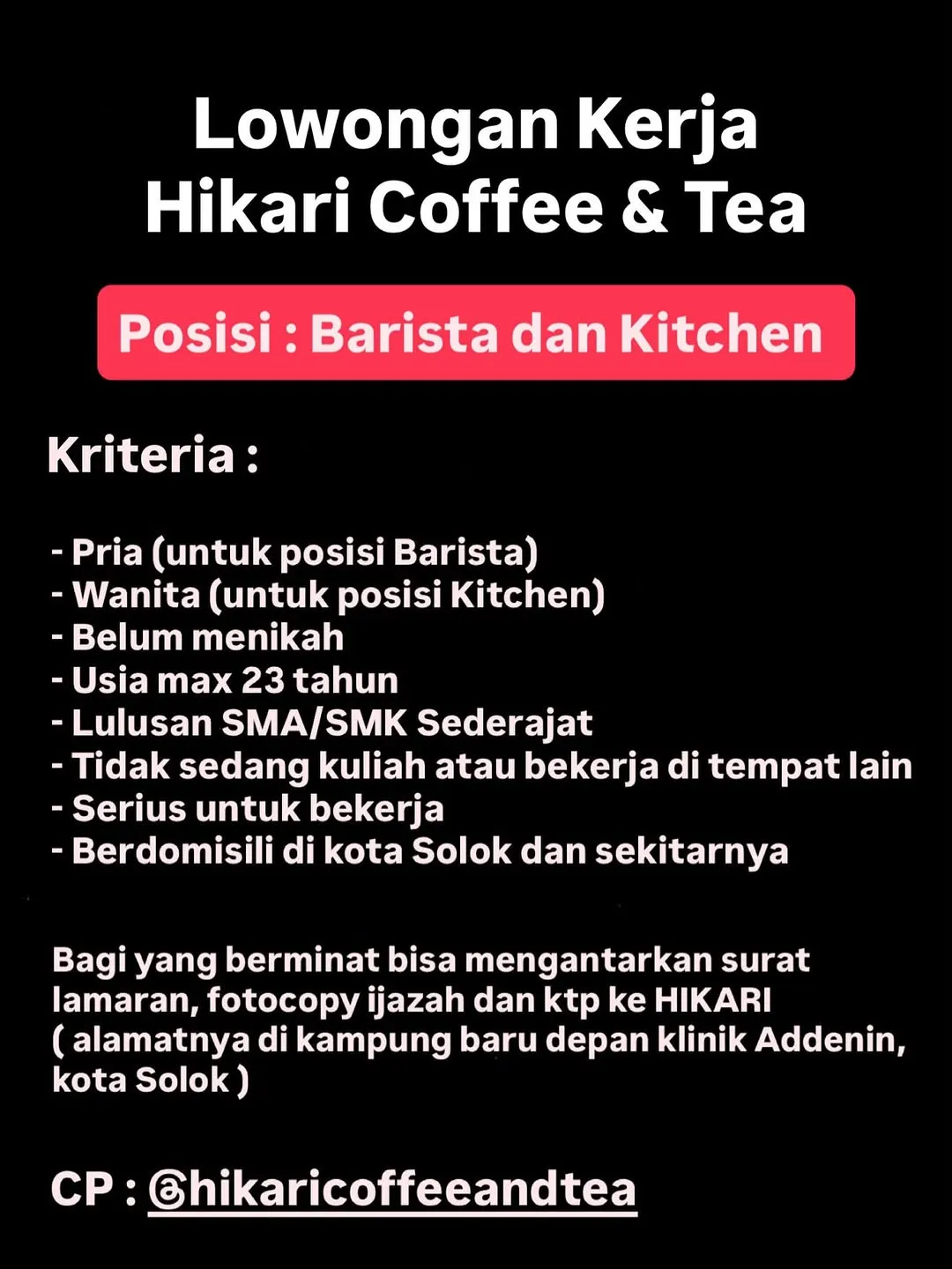 Logo Hikari Coffee & Tea