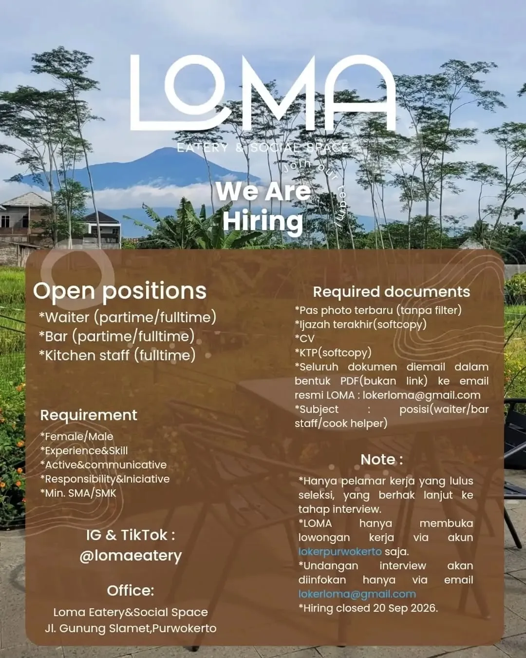 Logo LOMA Eatery & Social Space