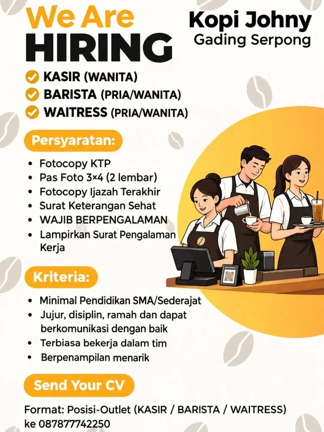 Logo Kopi Johny Gading Serpong