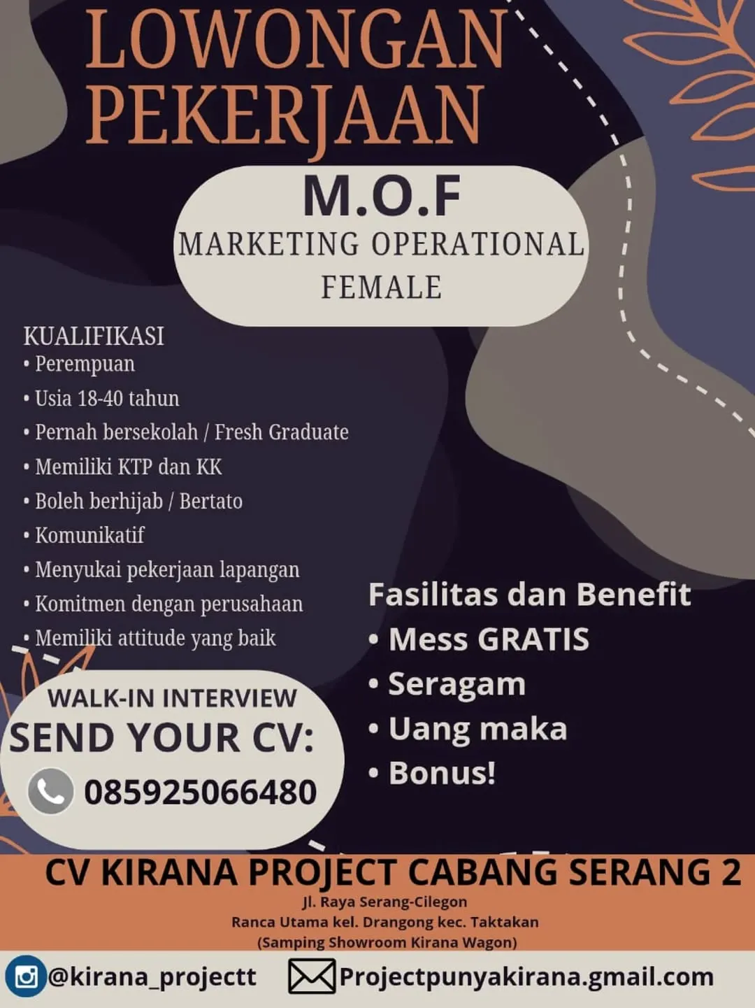 Logo CV Kirana Project Cabang Serang 2