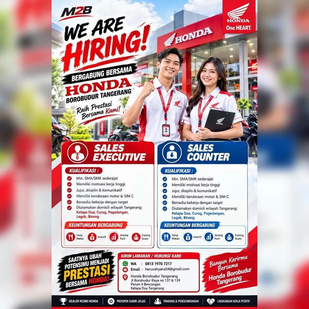 Logo Honda Borobudur Tangerang