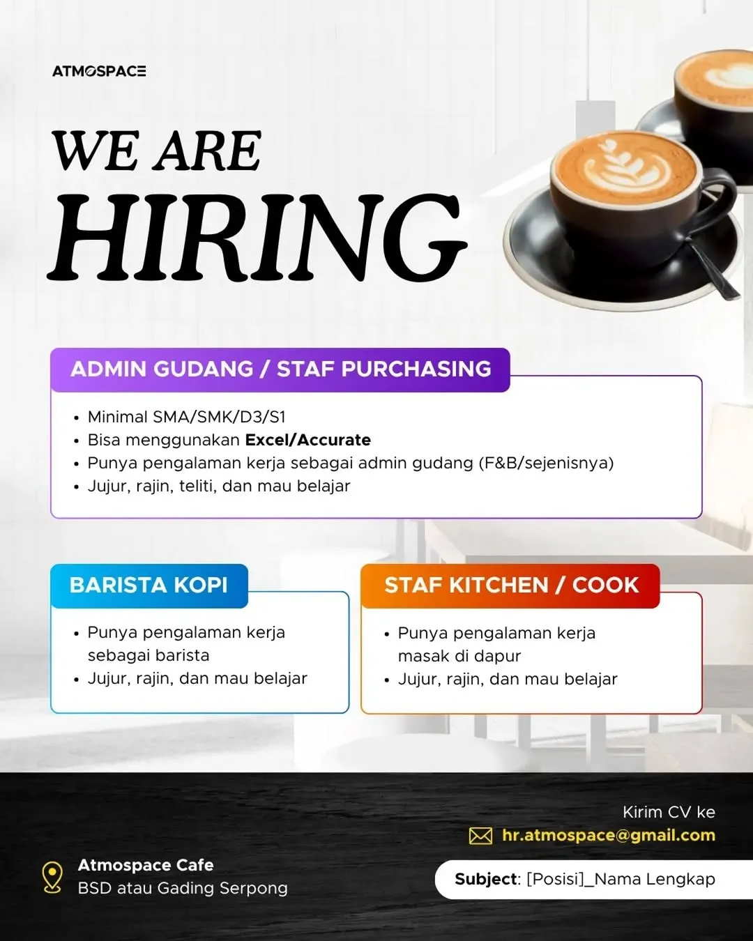Logo Atmospace Cafe
