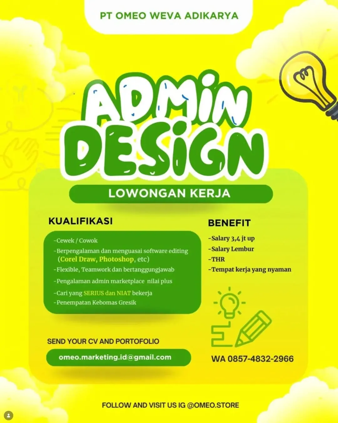 Logo PT Omeo Weva Adikarya
