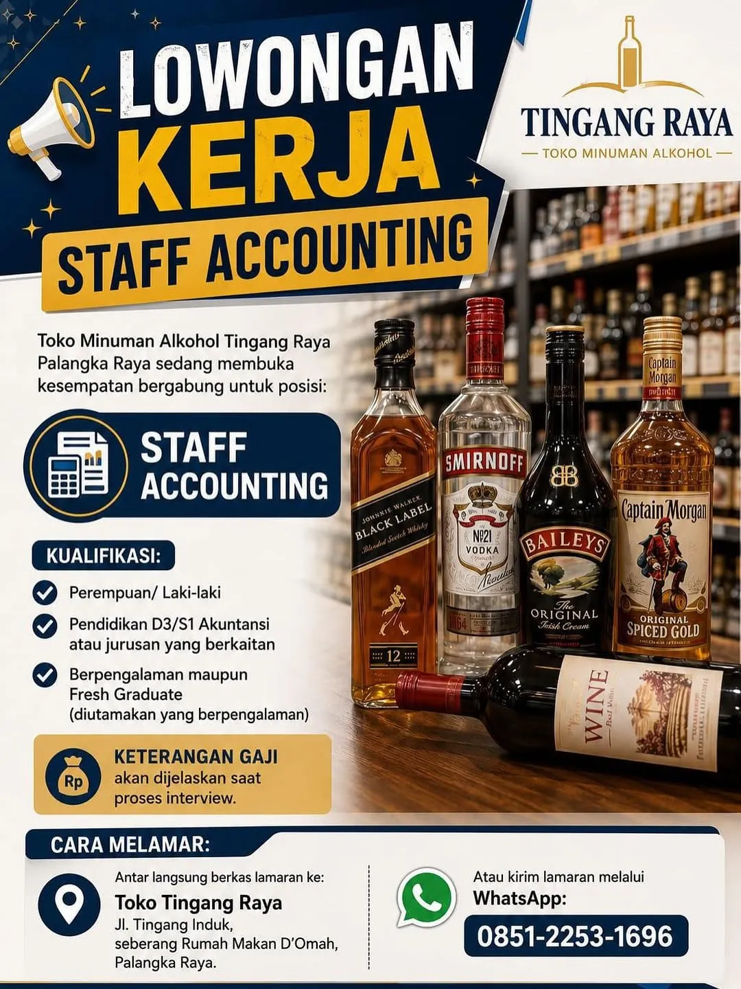 Logo Toko Minuman Alkohol Tingang Raya