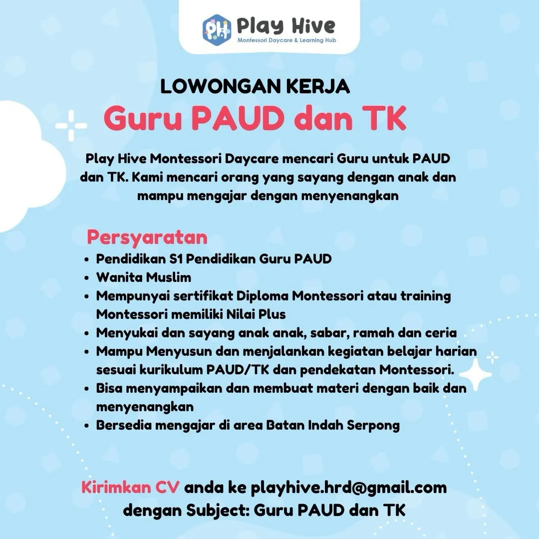 Logo Play Hive Montessori Daycare