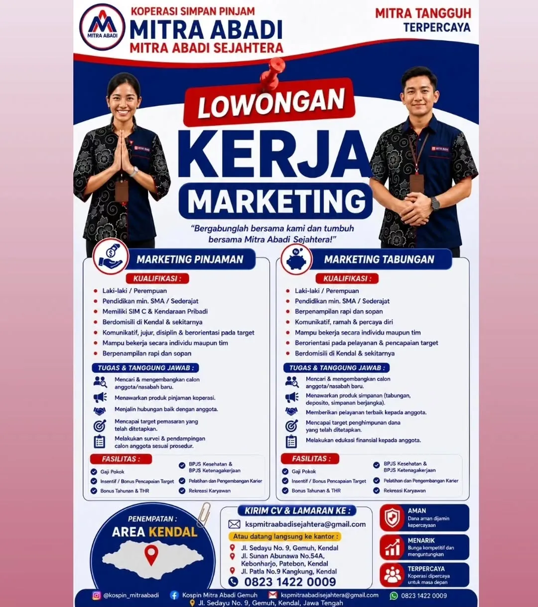 Logo Koperasi Simpan Pinjam Mitra Abadi Sejahtera